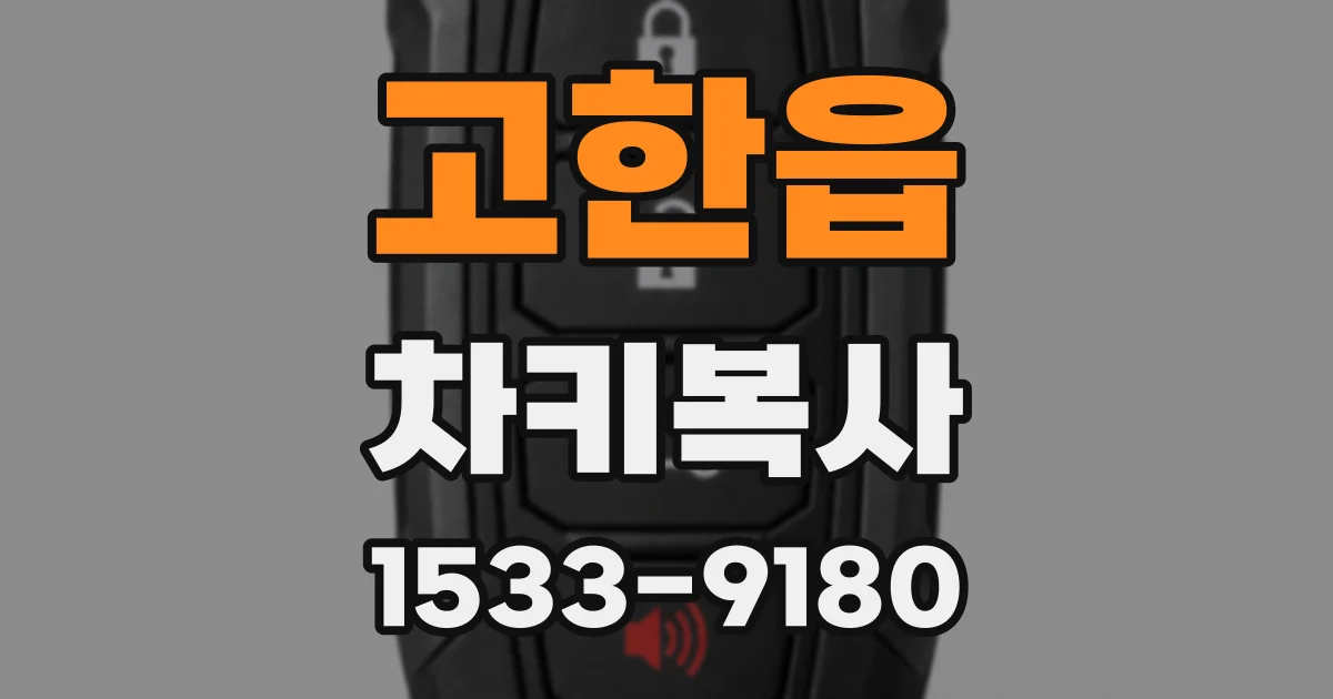 고한읍 차키복사