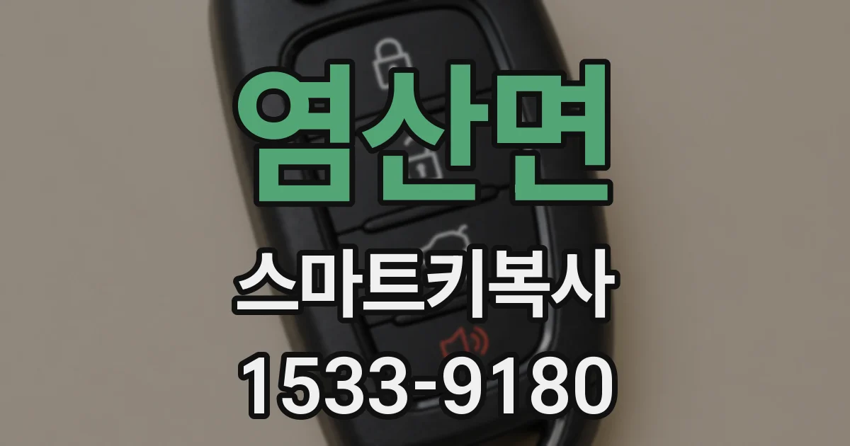 염산면 스마트키복사