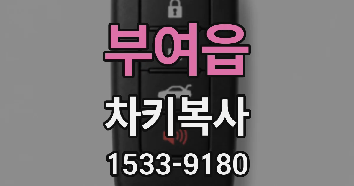 부여읍 차키복사
