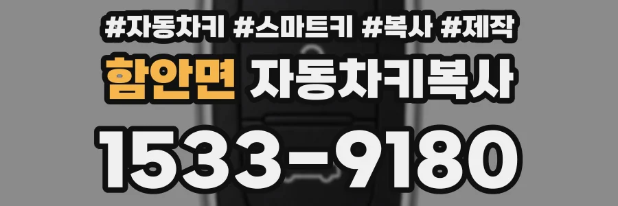 함안면 자동차키복사
