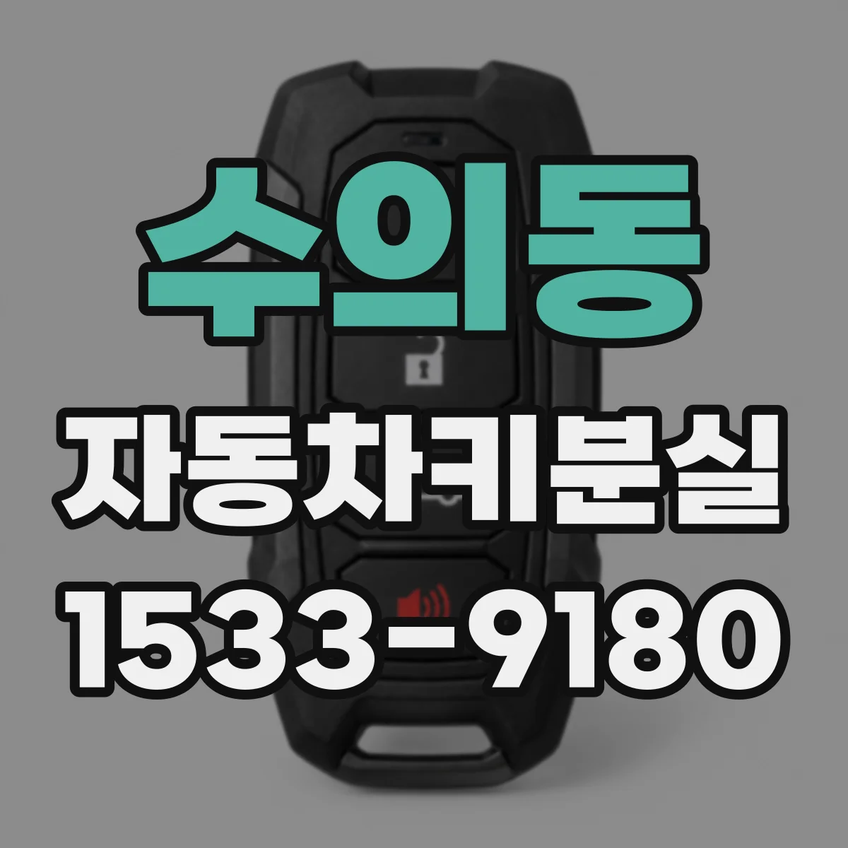 수의동 자동차키분실