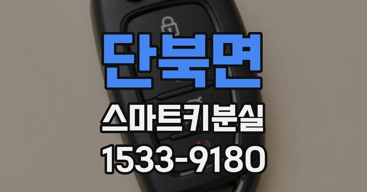 단북면 스마트키분실