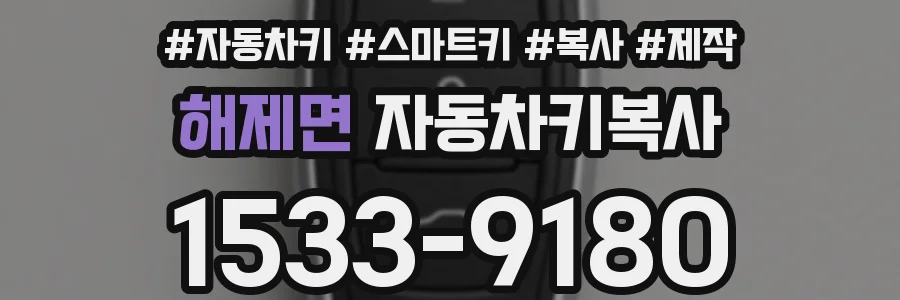 해제면 자동차키복사