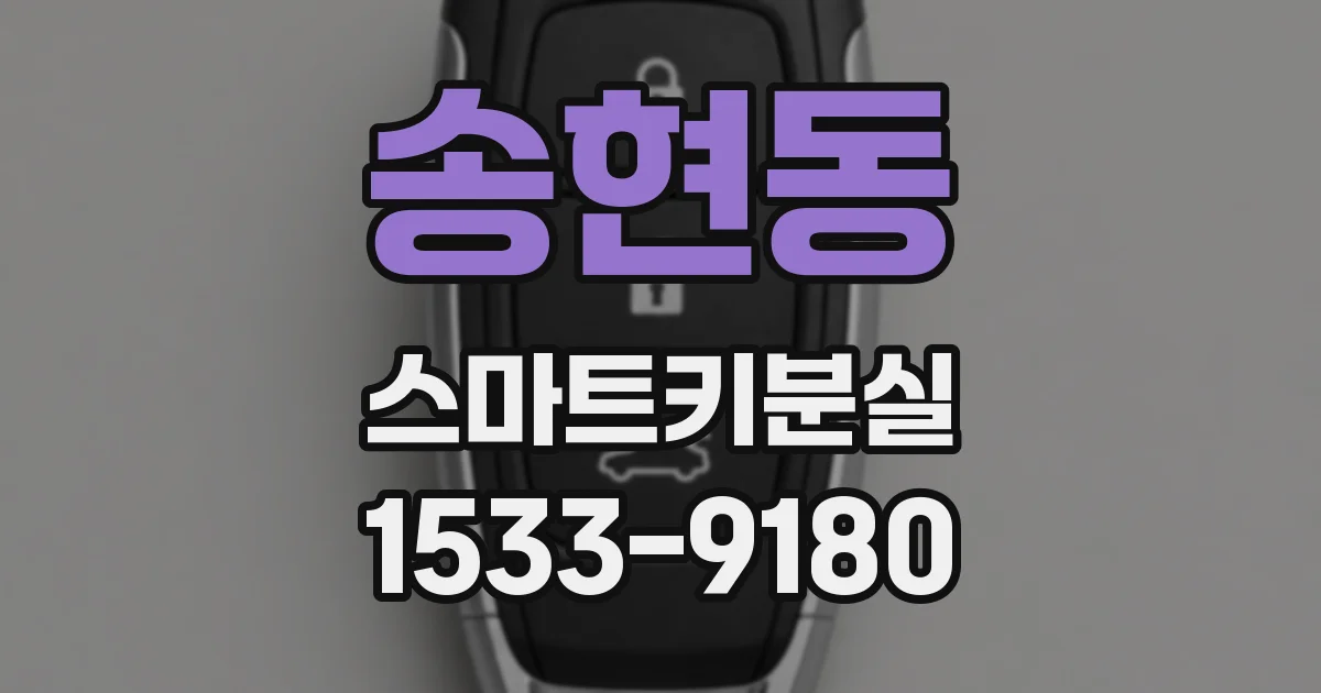 송현동 스마트키분실