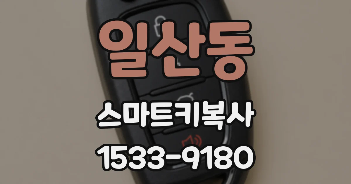 일산동 스마트키복사