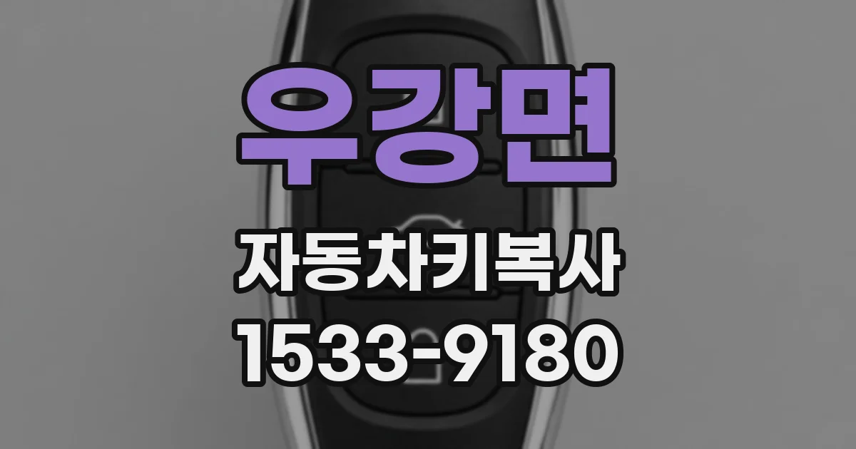 우강면 자동차키복사
