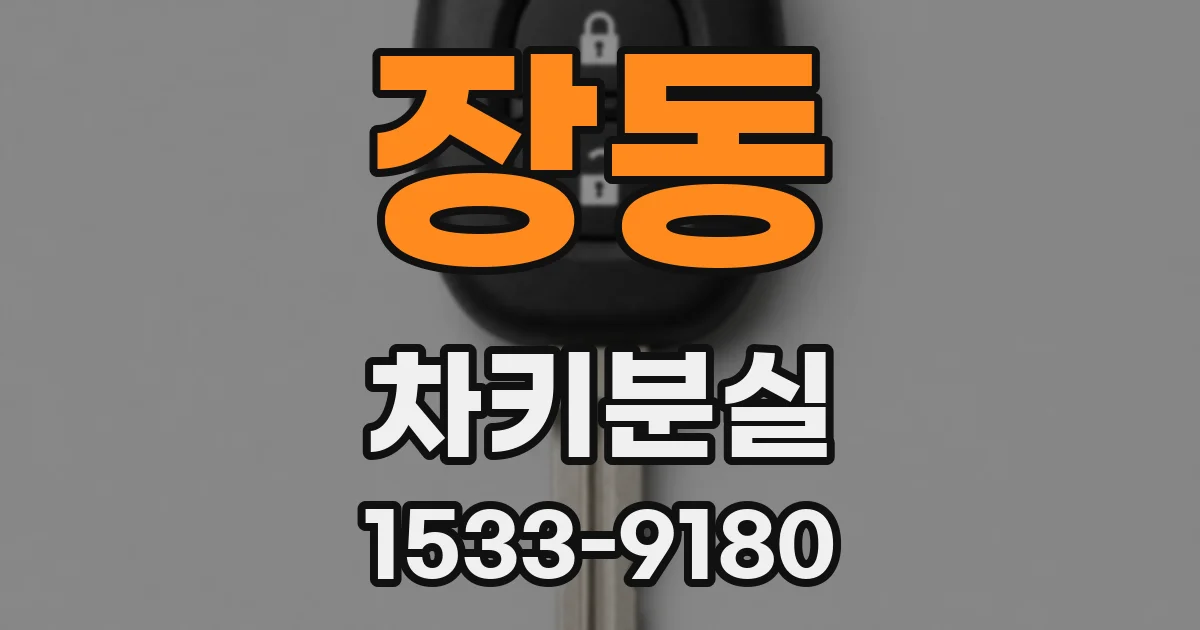 장동 차키분실