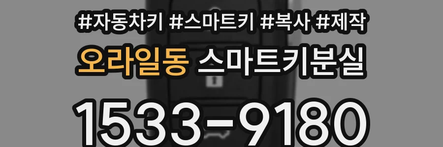 오라일동 스마트키분실