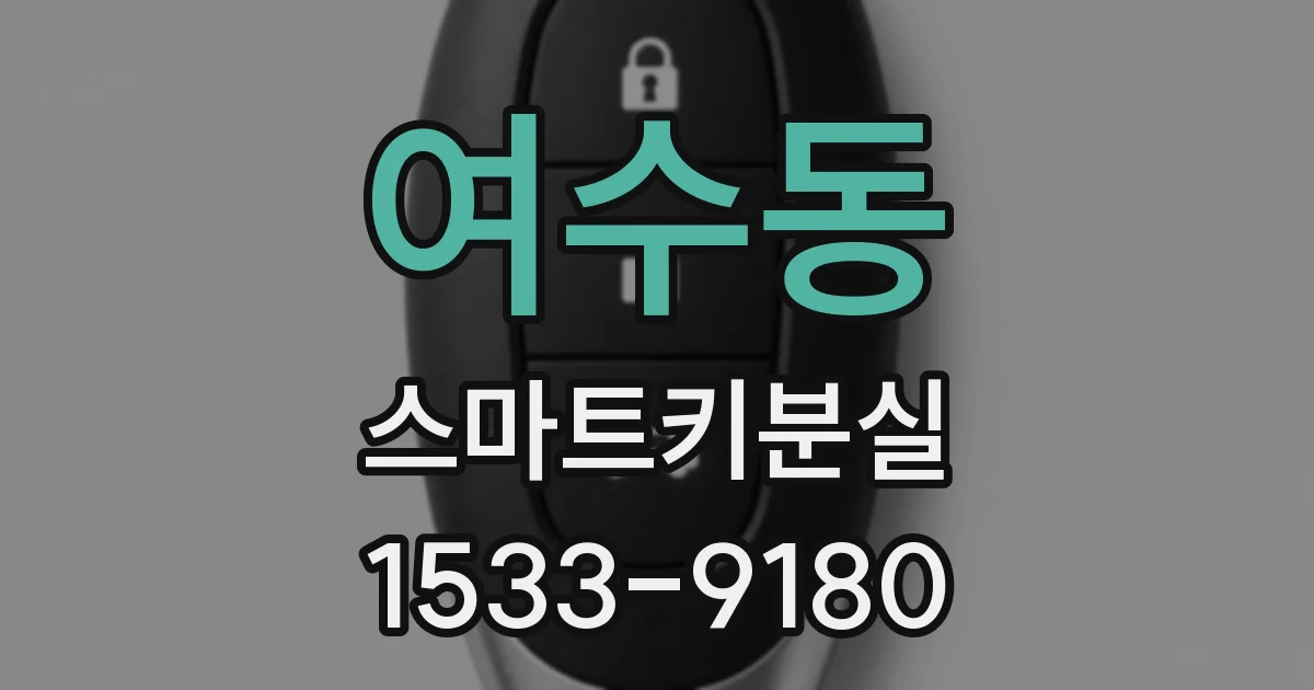 여수동 스마트키분실