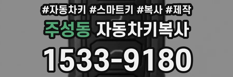 주성동 자동차키복사