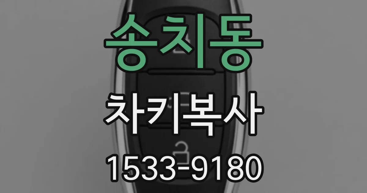 송치동 차키복사