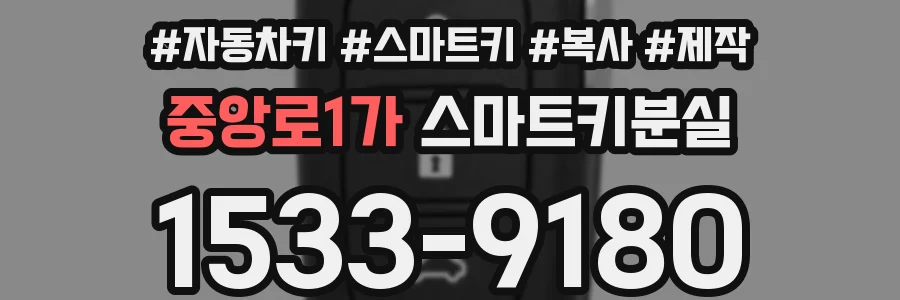 중앙로1가 스마트키분실