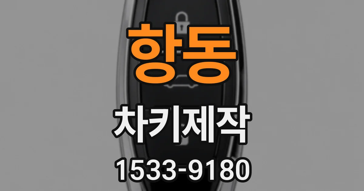 항동 차키제작