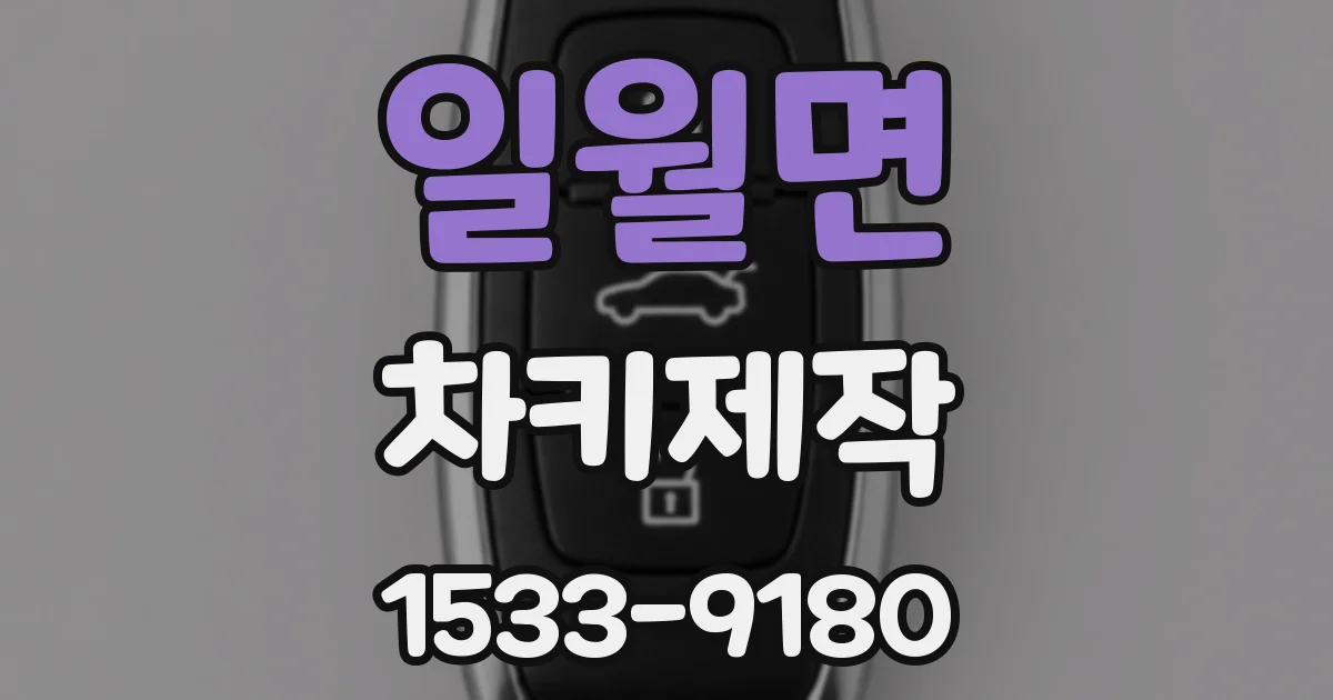 일월면 차키제작