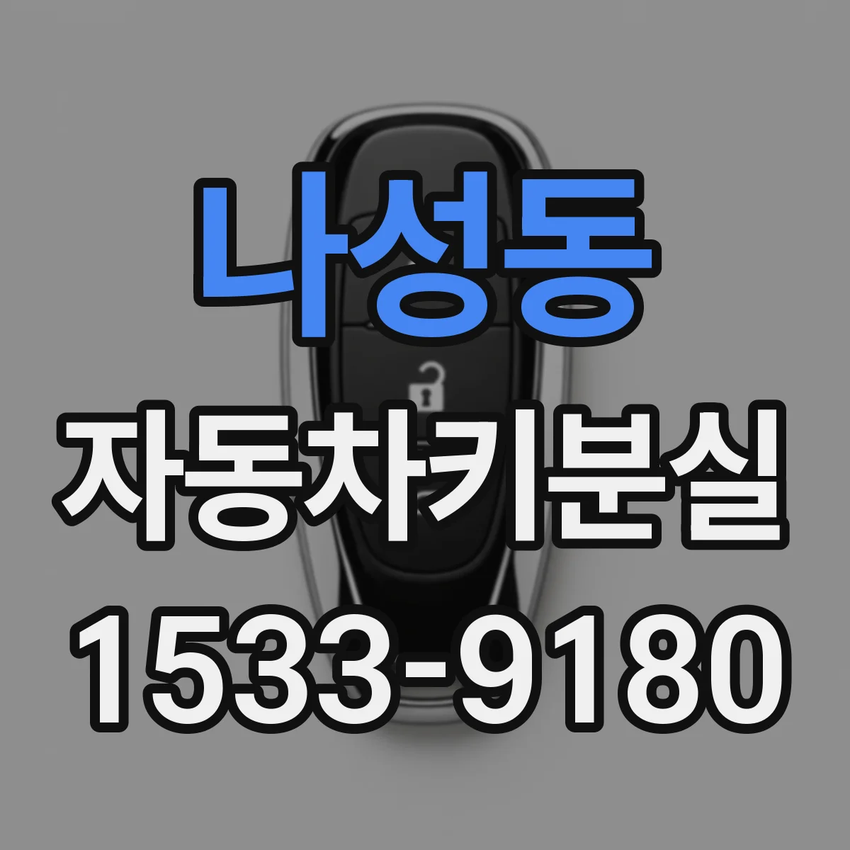 나성동 자동차키분실