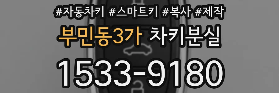 부민동3가 차키분실