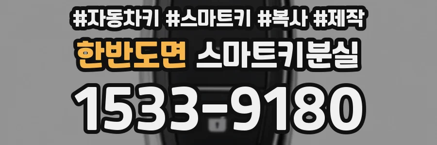 한반도면 스마트키분실