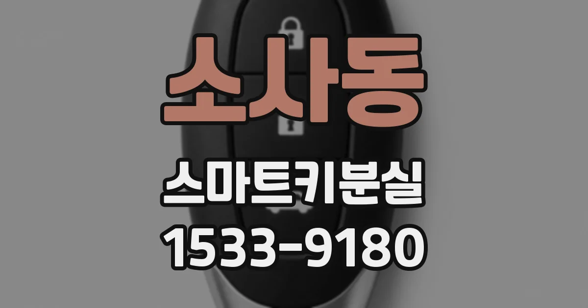 소사동 스마트키분실