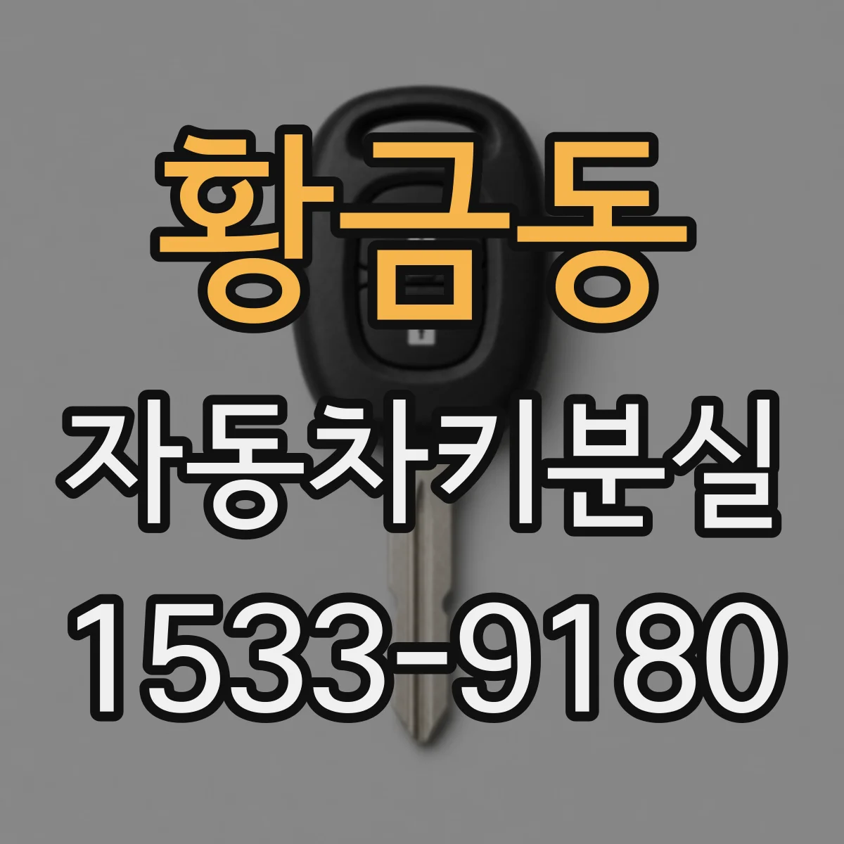황금동 자동차키분실