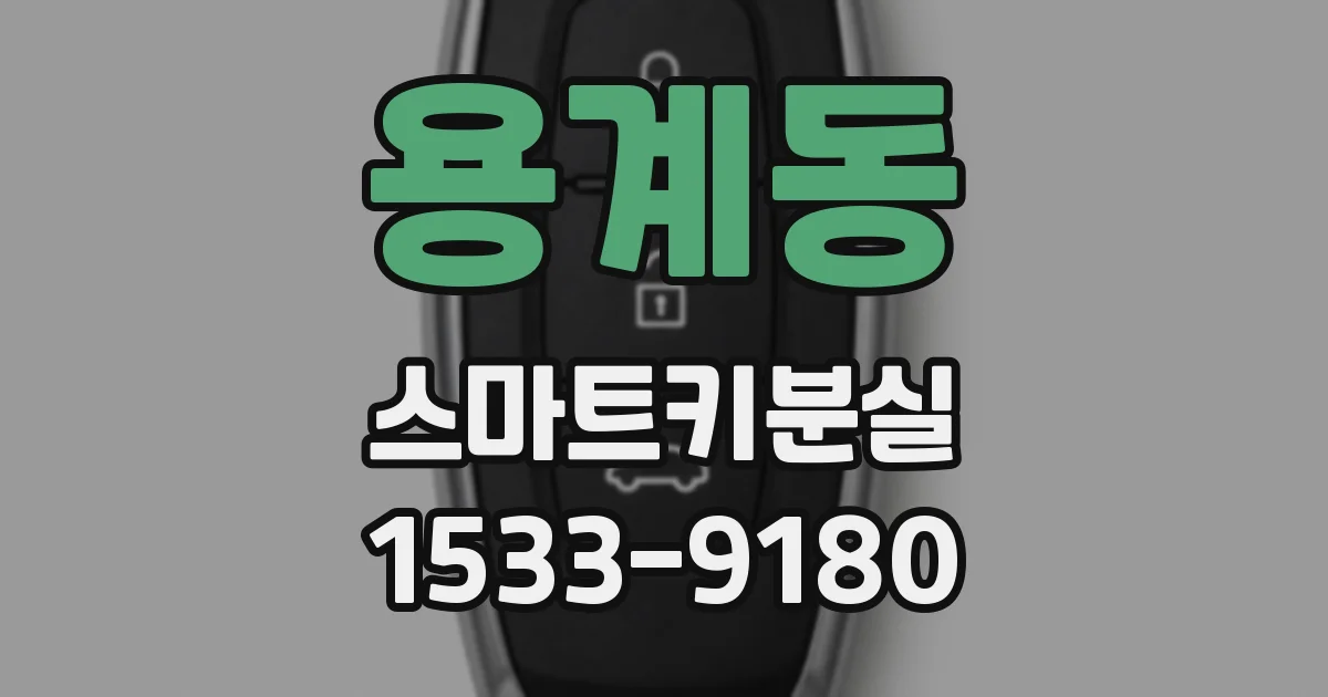용계동 스마트키분실