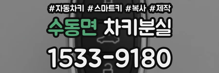 수동면 차키분실