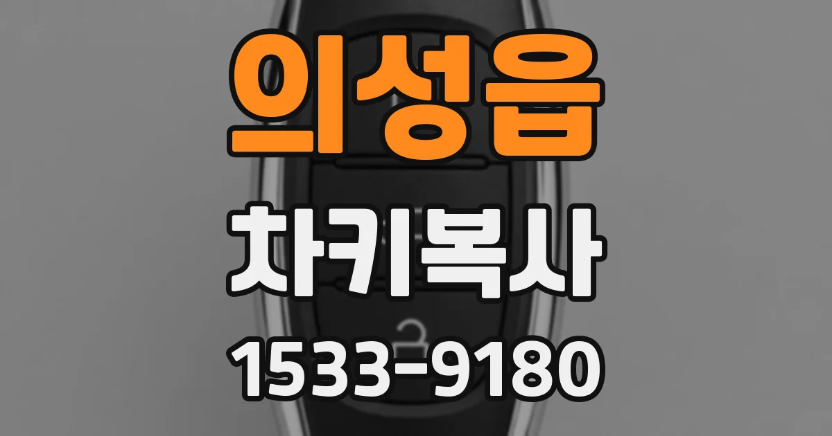 의성읍 차키복사
