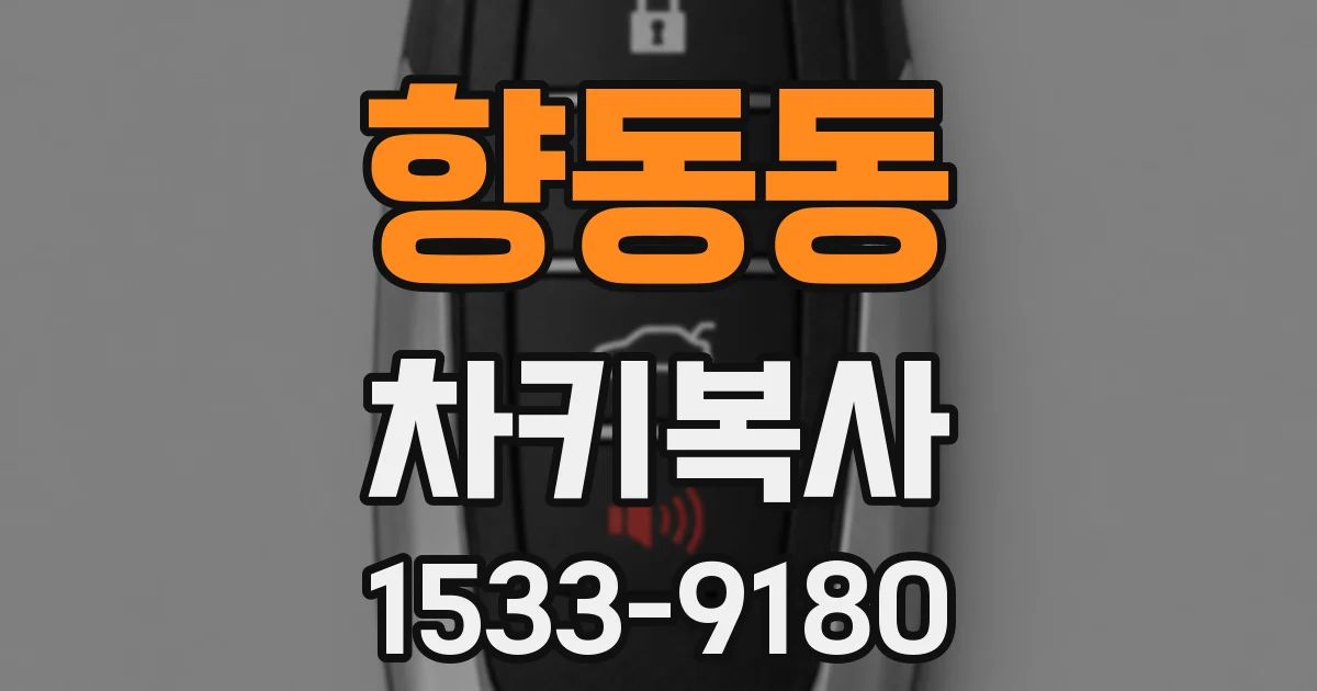 향동동 차키복사