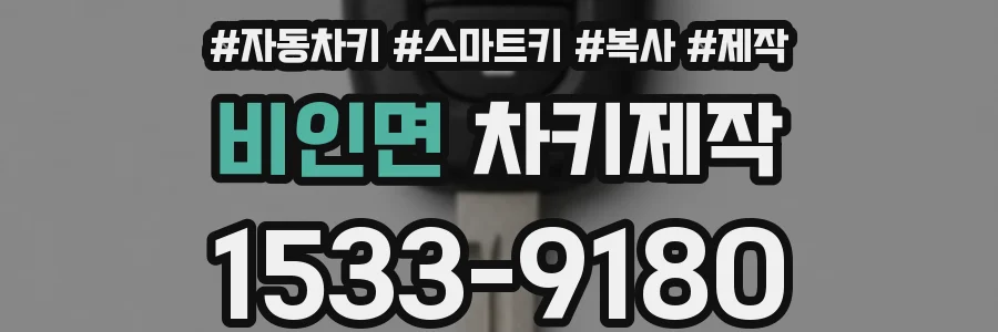 비인면 차키제작