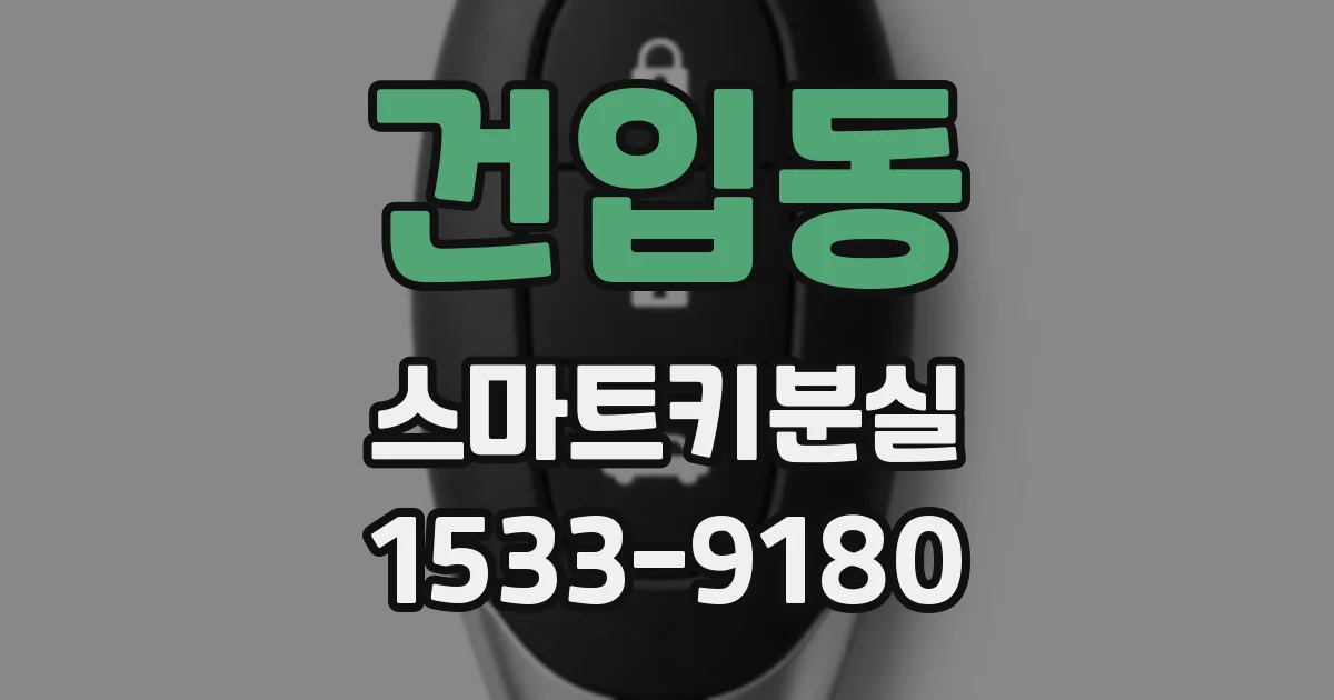 건입동 스마트키분실