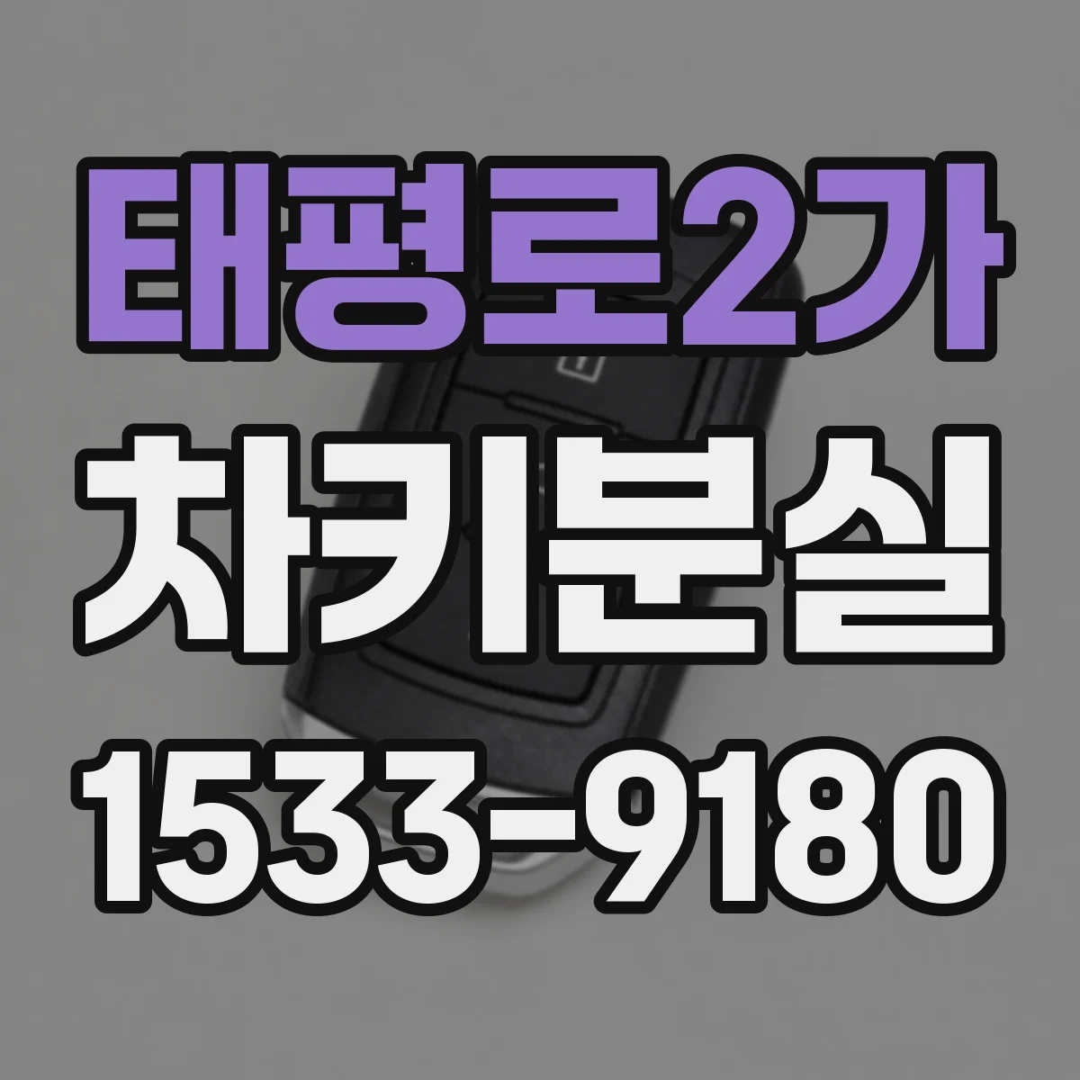 태평로2가 차키분실