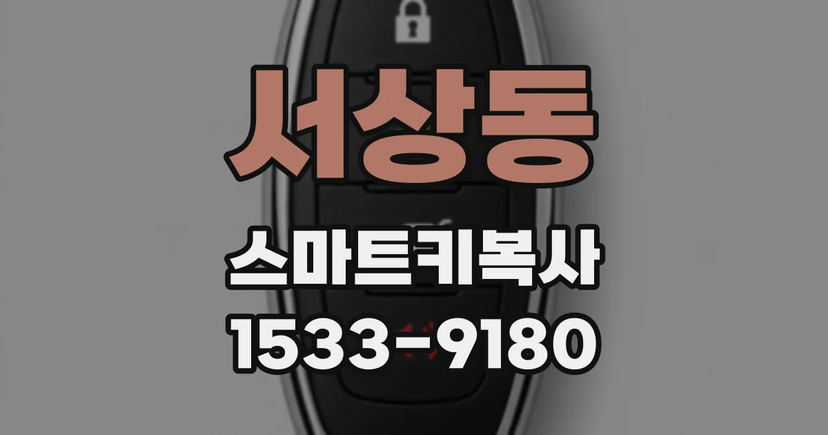 서상동 스마트키복사