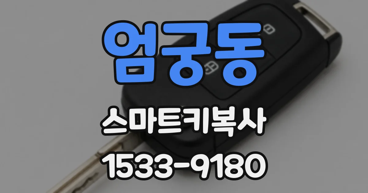엄궁동 스마트키복사