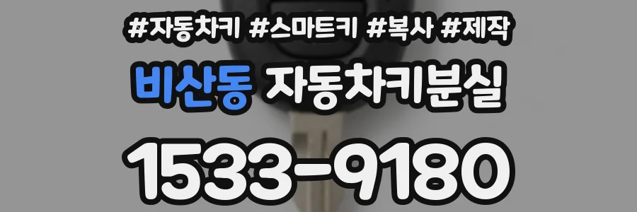 비산동 자동차키분실