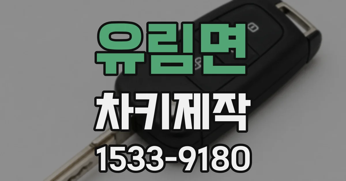 유림면 차키제작