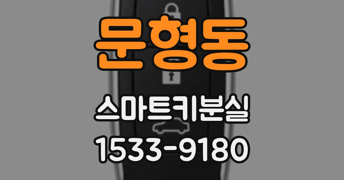 문형동 스마트키분실
