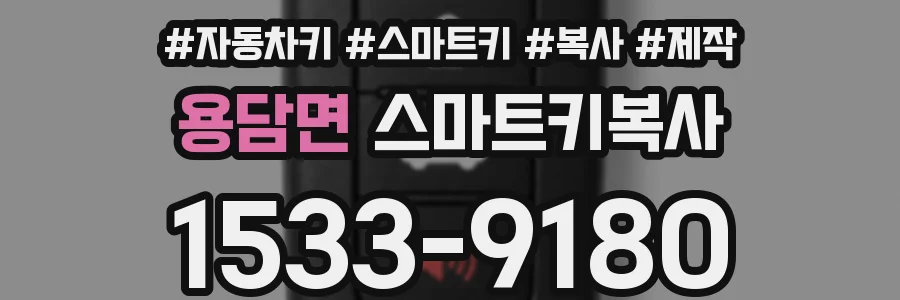 용담면 스마트키복사