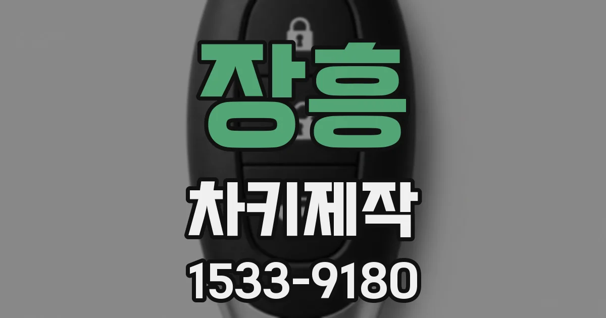 장흥 차키제작