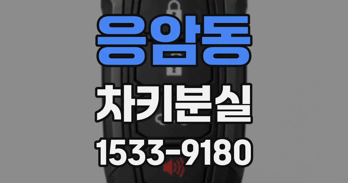 응암동 차키분실