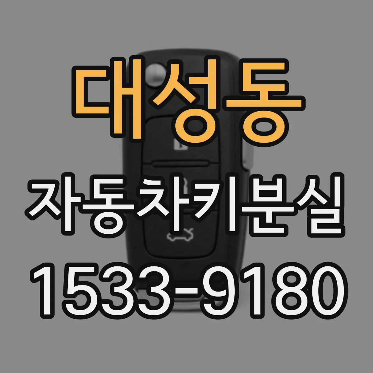 대성동 자동차키분실