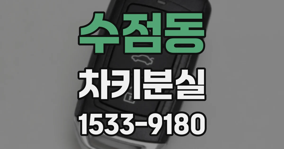 수점동 차키분실