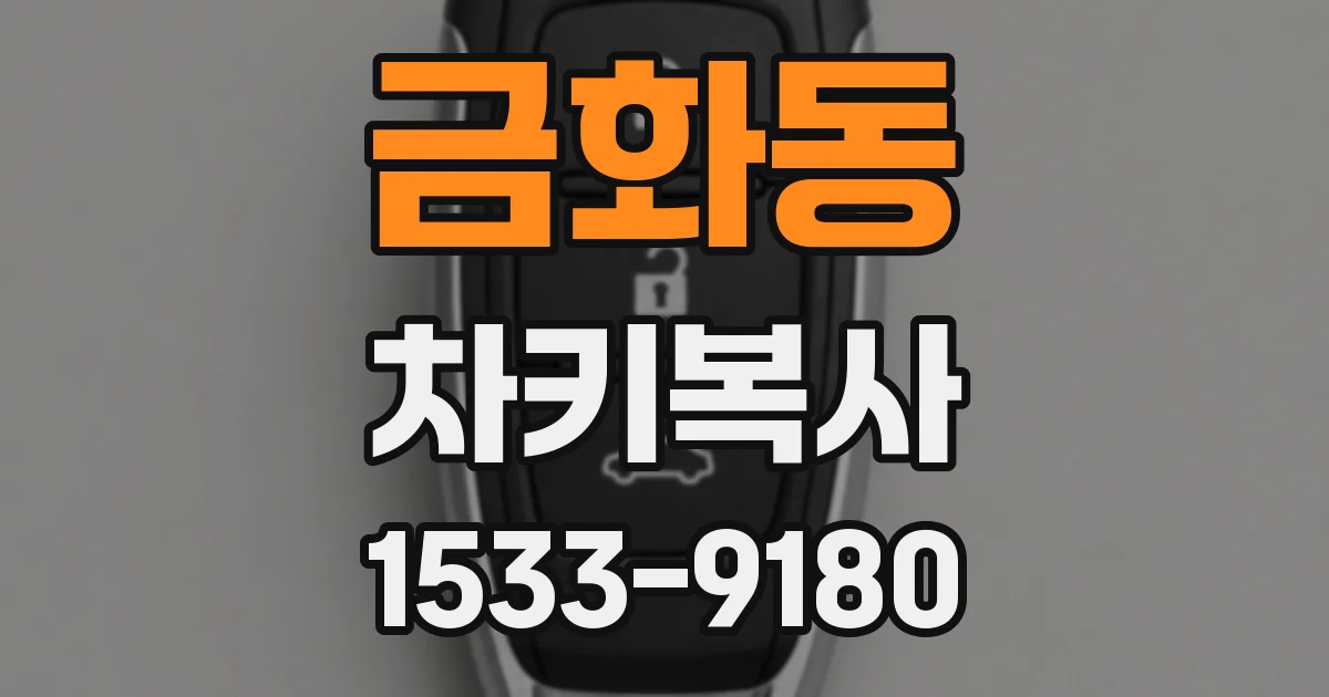 금화동 차키복사