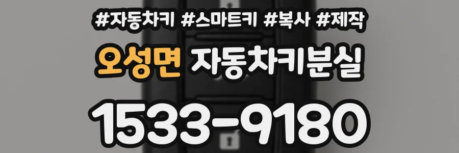 오성면 자동차키분실