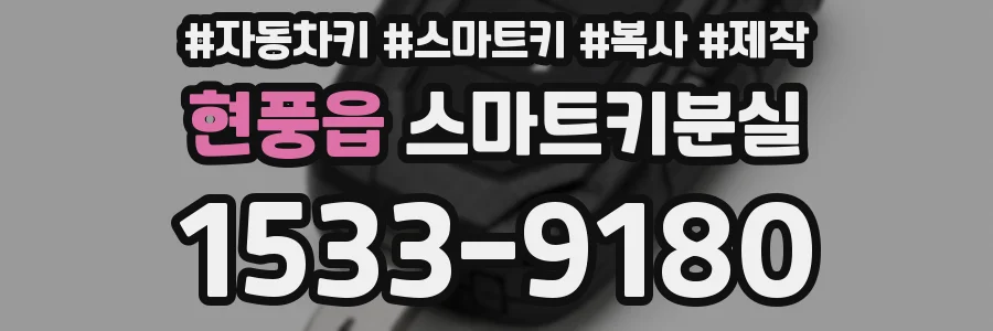 현풍읍 스마트키분실