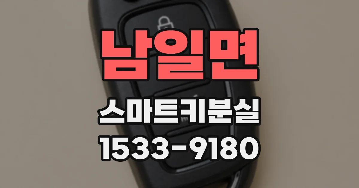 남일면 스마트키분실
