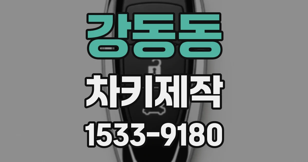 강동동 차키제작