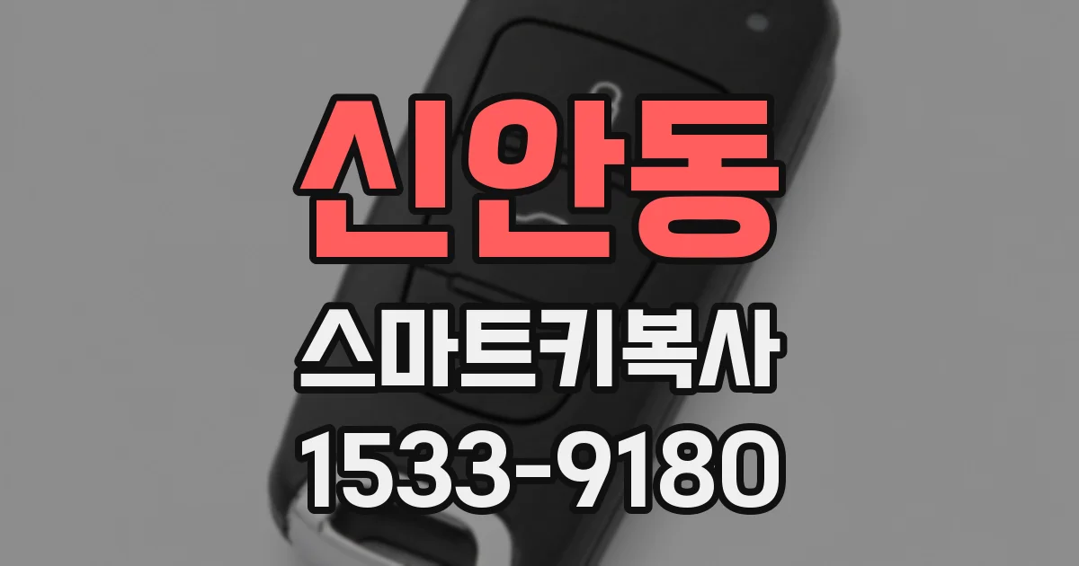 신안동 스마트키복사