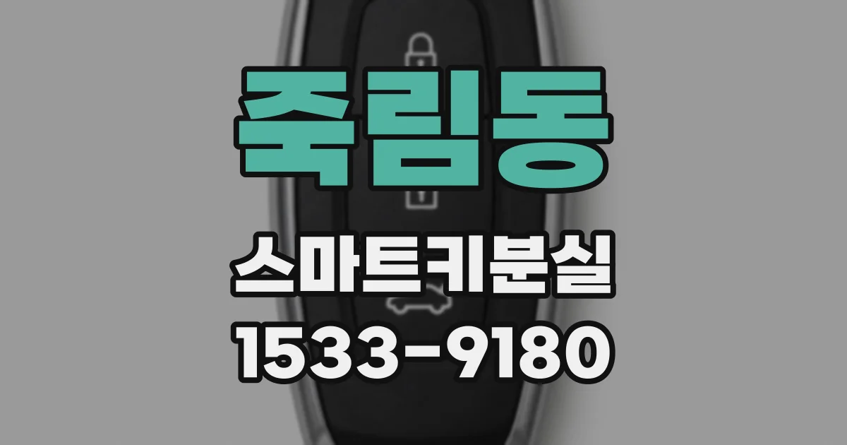 죽림동 스마트키분실