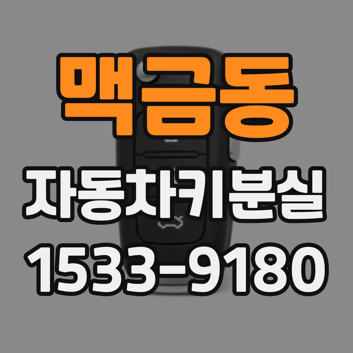 맥금동 자동차키분실