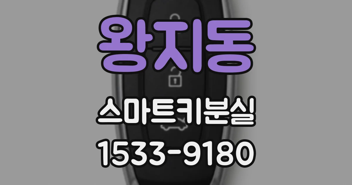 왕지동 스마트키분실
