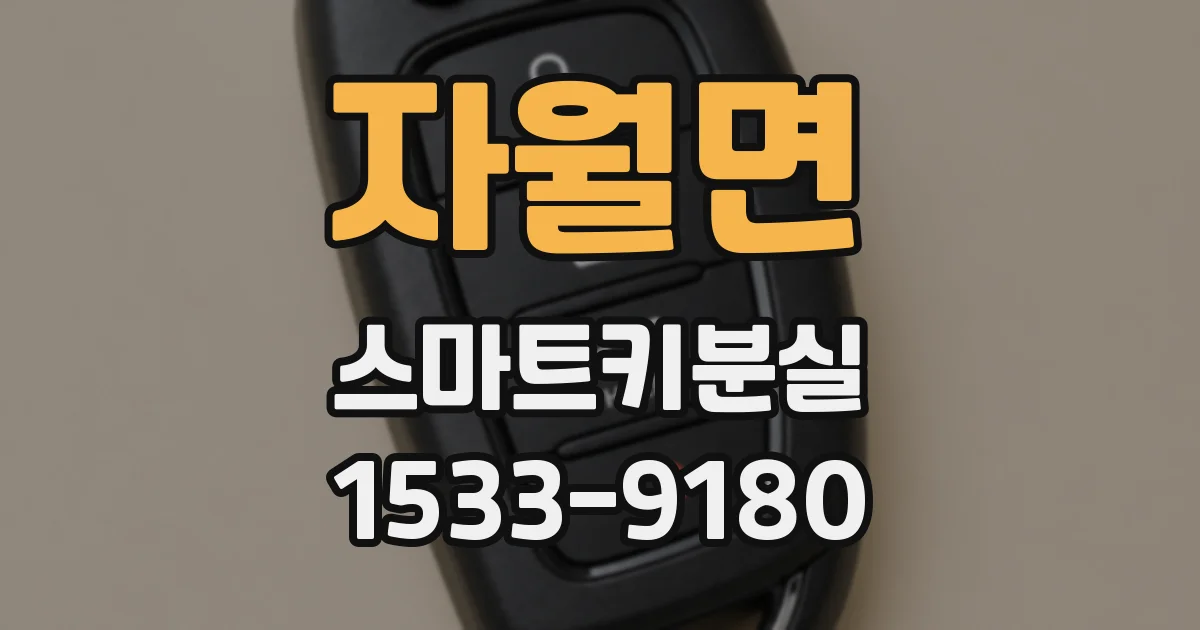자월면 스마트키분실